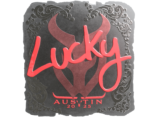 Item Sticker | Lucky (Foil) | Austin 2025