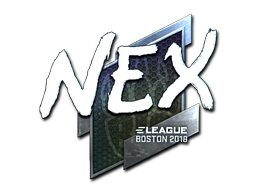 Item Sticker | nex (Foil) | Boston 2018