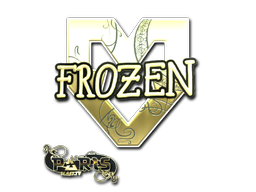 Item Sticker | frozen (Gold) | Paris 2023