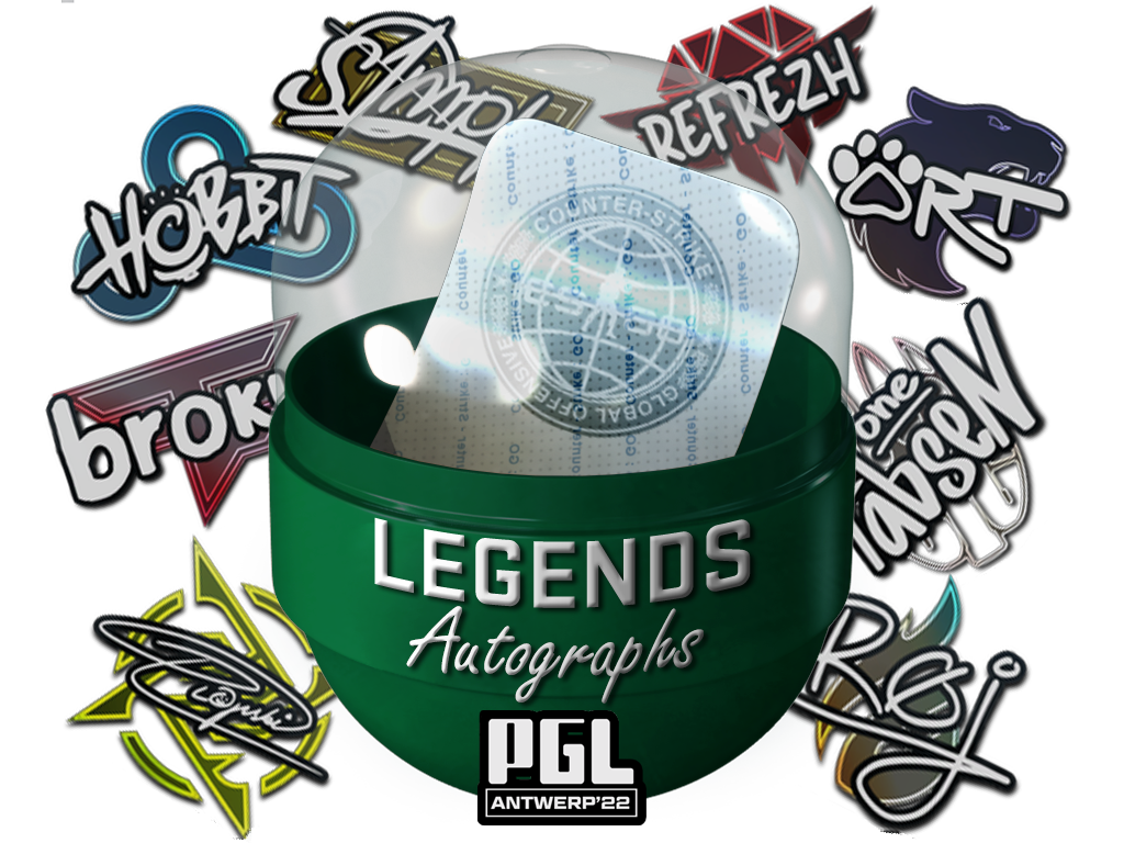 Item Antwerp 2022 Legends Autograph Capsule