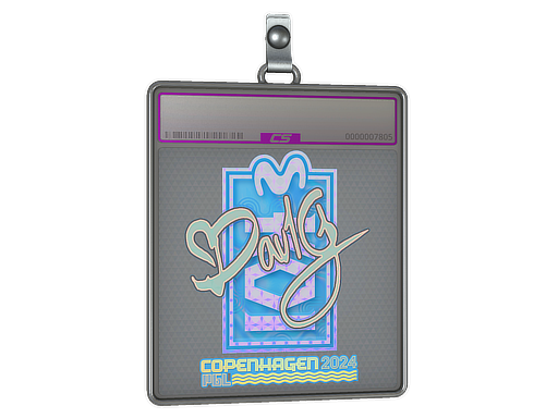 Item Sticker Slab | dav1g (Holo) | Copenhagen 2024