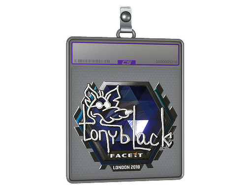 Item Sticker Slab | tonyblack (Foil) | London 2018