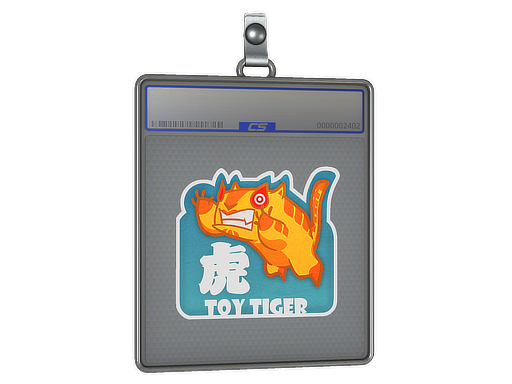 Item Sticker Slab | Toy Tiger