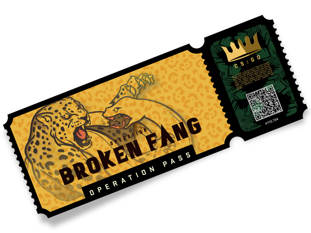 Item breaks. Пропуск операции сломанный клык. Операция broken Fang CS go. Премиум-пропуск на операцию «сломанный клык». Пропуск КС го.