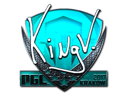 Item Sticker | kNgV- (Foil) | Krakow 2017