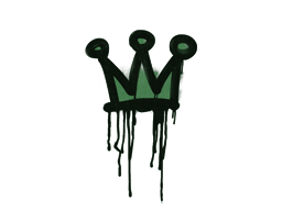 Item Graffiti | Little Crown (Jungle Green)