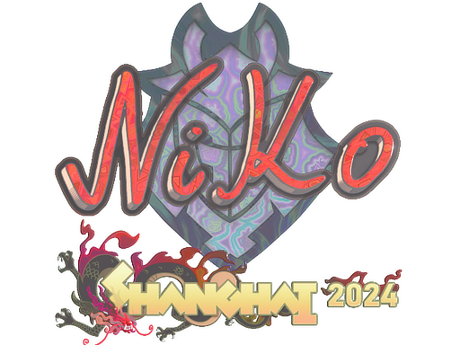 Item Sticker | NiKo (Holo) | Shanghai 2024