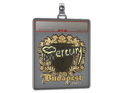 Item Sticker Slab | Mercury (Gold) | Budapest 2025