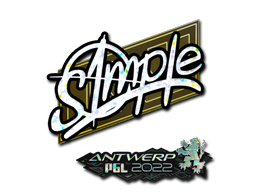 Item Sticker | s1mple (Glitter) | Antwerp 2022