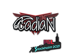 Item Sticker | cadiaN | Stockholm 2021