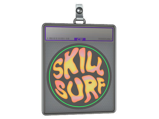 Item Sticker Slab | Coral Skill Surf (Holo)