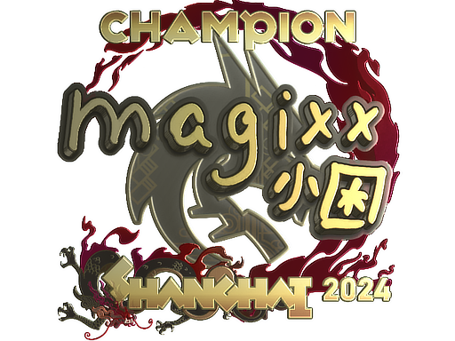 Item Sticker | magixx (Gold, Champion) | Shanghai 2024