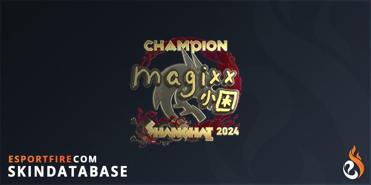 Sticker | magixx (Gold, Champion) | Shanghai 2024 - EsportFire.com