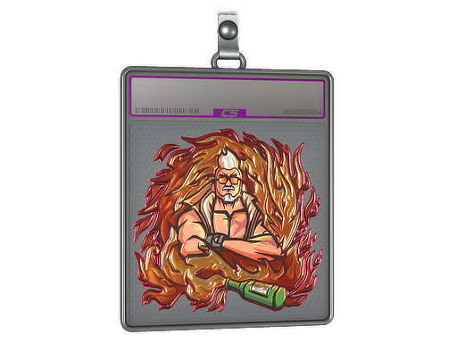 Item Sticker Slab | Romanov's Fire (Foil)