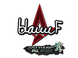 Item Sticker | blameF (Glitter) | Antwerp 2022