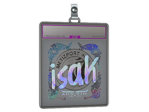 Item Sticker Slab | isak (Holo) | Austin 2025