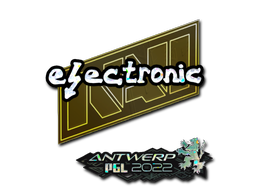Item Sticker | electronic (Glitter) | Antwerp 2022