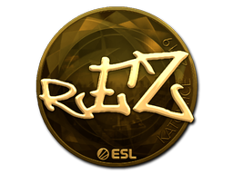 Item Sticker | REZ (Gold) | Katowice 2019