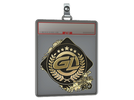Item Sticker Slab | GamerLegion (Gold) | Rio 2022