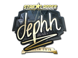 Item Sticker | dephh (Gold) | Berlin 2019