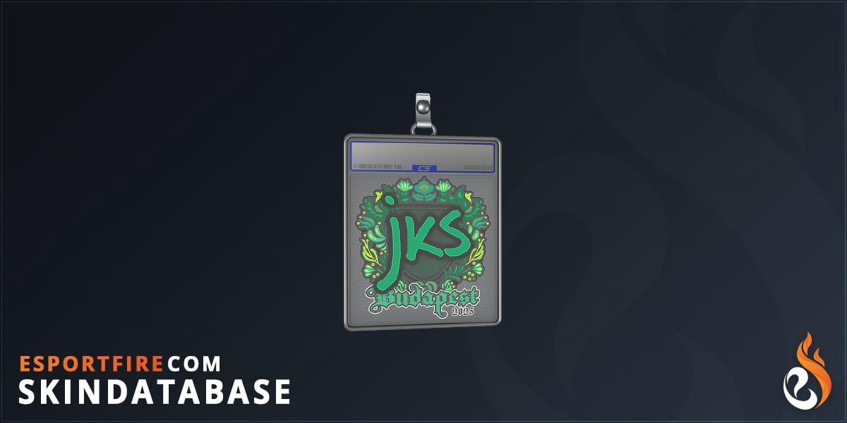 Sticker Slab | jks | Budapest 2025 - EsportFire.com