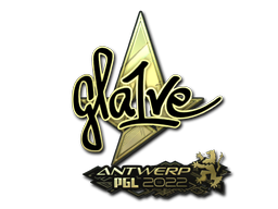Item Sticker | gla1ve (Gold) | Antwerp 2022
