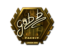 Item Sticker | gob b (Gold) | London 2018