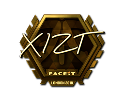 Item Sticker | Xizt (Gold) | London 2018