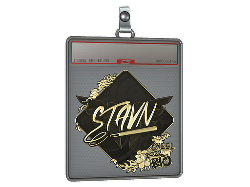 Item Sticker Slab | stavn (Gold) | Rio 2022