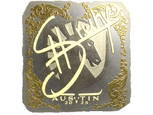 Item Sticker | siuhy (Gold) | Austin 2025