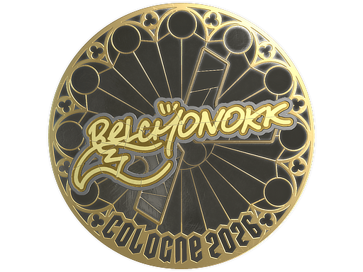 Item Sticker | BELCHONOKK (Gold) | Cologne 2026