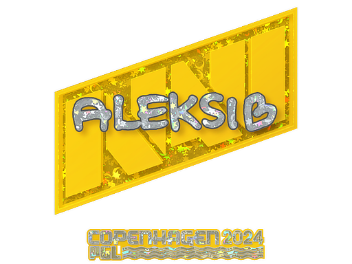 Item Sticker | Aleksib (Glitter) | Copenhagen 2024