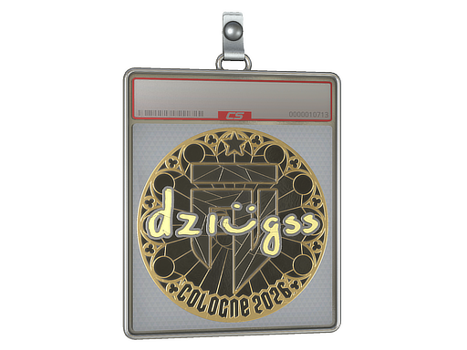 Item Sticker Slab | dziugss (Gold) | Cologne 2026