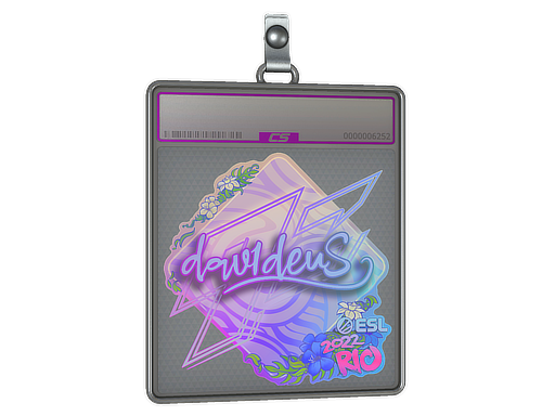 Item Sticker Slab | dav1deuS (Holo) | Rio 2022