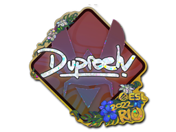 Item Sticker | dupreeh (Glitter) | Rio 2022