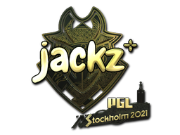 Item Sticker | JACKZ (Gold) | Stockholm 2021