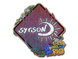 Item Sticker | syrsoN (Glitter) | Rio 2022