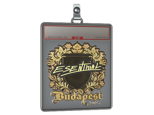 Item Sticker Slab | esenthial (Gold) | Budapest 2025