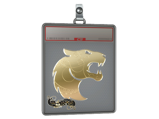 Item Sticker Slab | FURIA (Gold) | Paris 2023