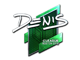Item Sticker | denis (Foil) | Boston 2018