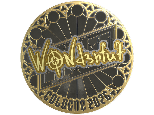Item Sticker | w0nderful (Gold) | Cologne 2026