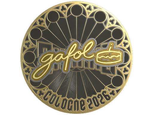 Item Sticker | gafolo (Gold) | Cologne 2026