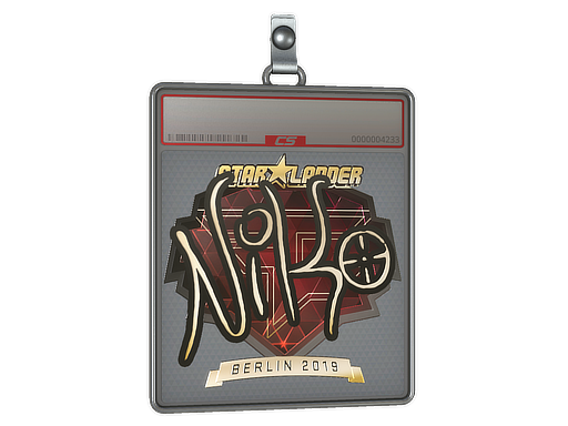 Item Sticker Slab | NiKo (Gold) | Berlin 2019