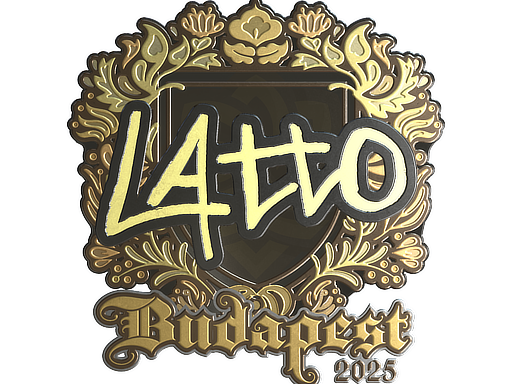 Item Sticker | latto (Gold) | Budapest 2025
