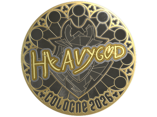 Item Sticker | Heavygod (Gold) | Cologne 2026