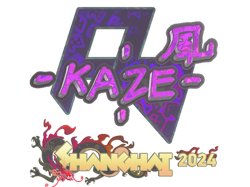 Item Sticker | Kaze (Holo) | Shanghai 2024