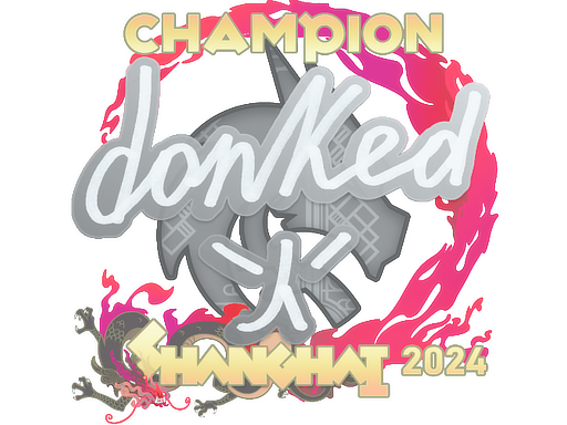 Item Sticker | donk (Champion) | Shanghai 2024