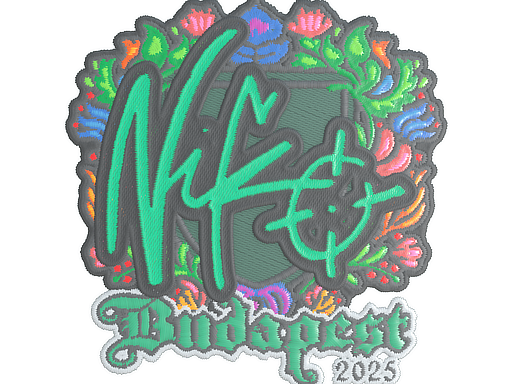 Item Sticker | NiKo (Embroidered) | Budapest 2025