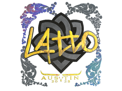 Item Sticker | latto (Holo) | Austin 2025
