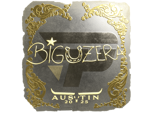 Item Sticker | biguzera (Gold) | Austin 2025